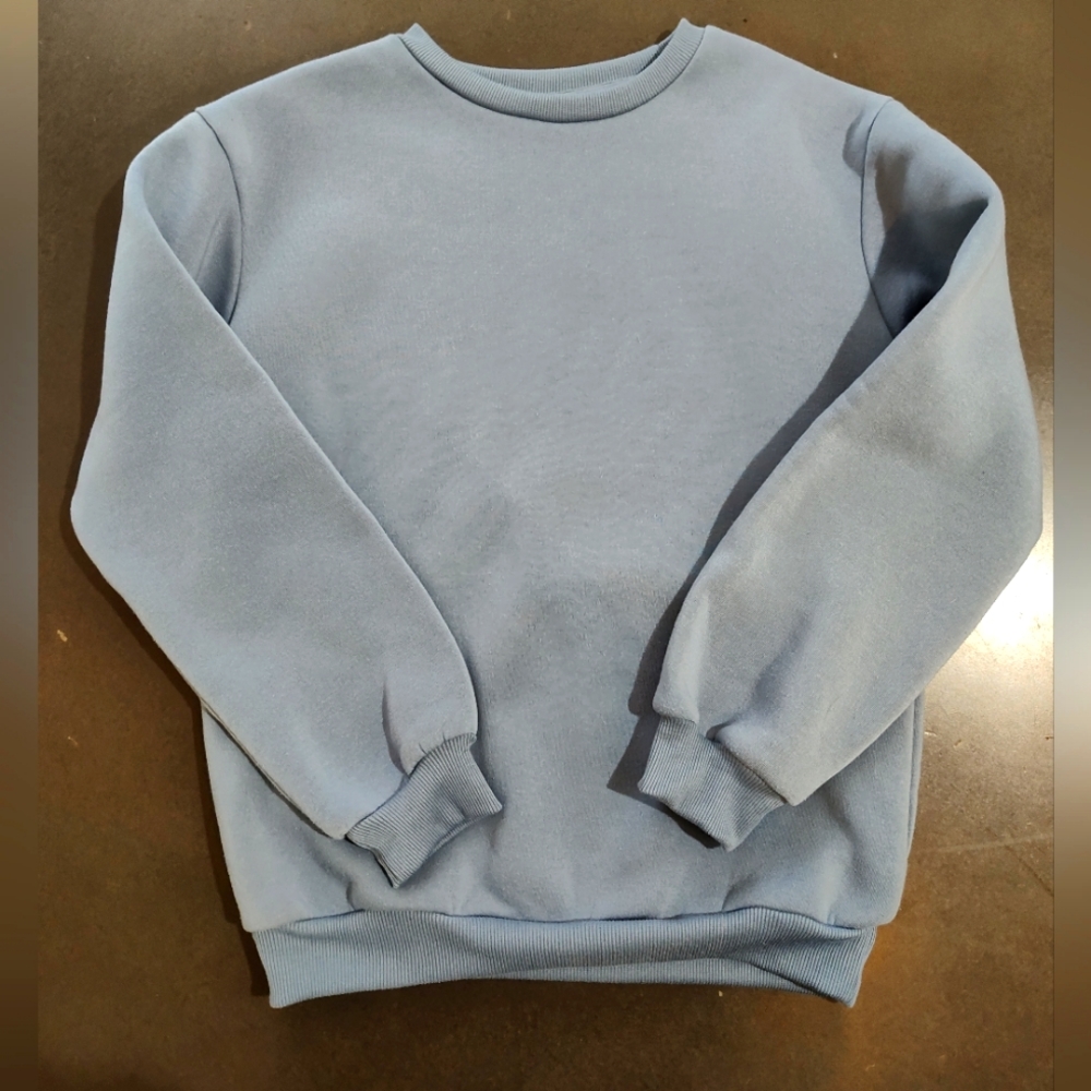Very Cozy Relaxed fit Blue Crewneck Sweatshirt Sz. XS